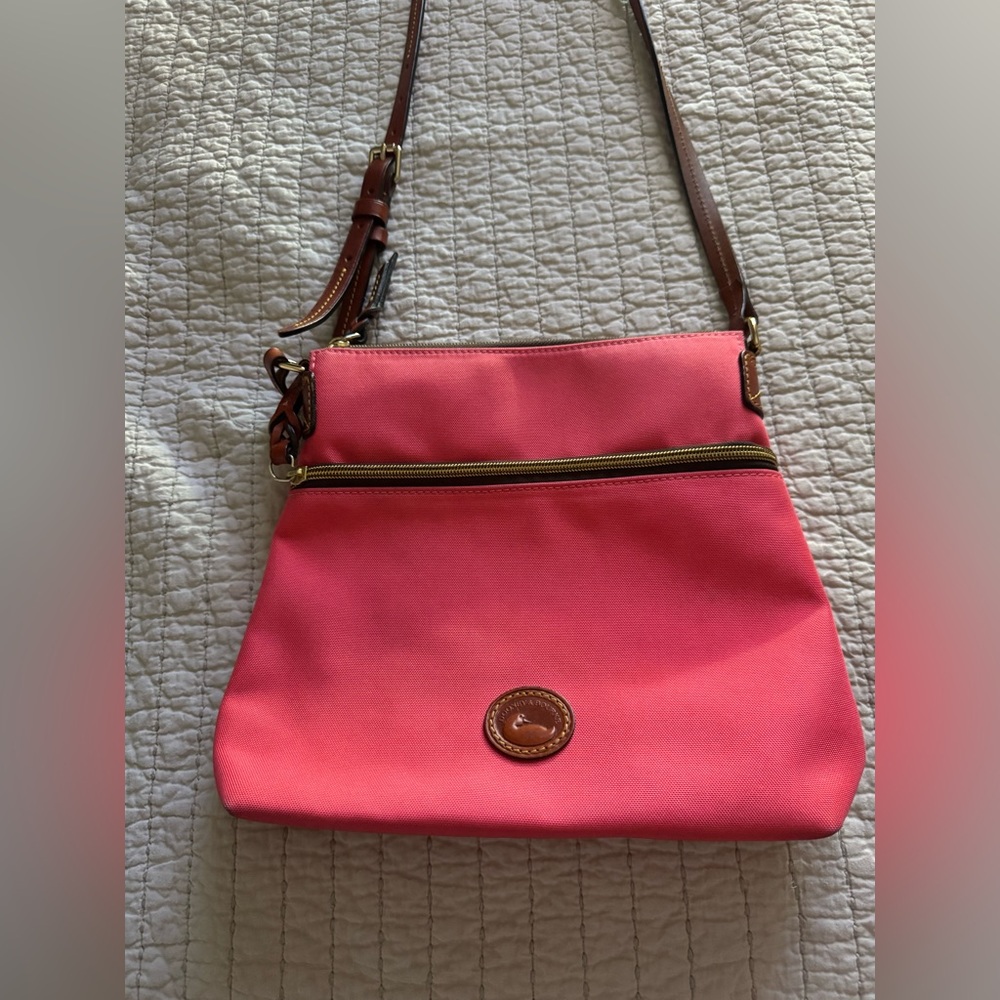 Dooney & Bourke Vibrant Coral Crossbody Bag